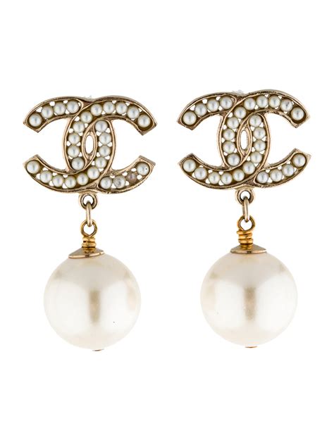 chanel drops|drop chanel earrings fashion.